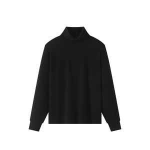 
GOODLIVEABLE old money style wool blend turtleneck bottoming shirt for men in autumn and winter casual long-sleeved T-shirt trend