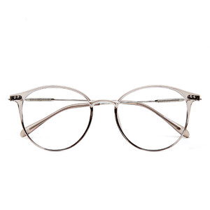 Cool brown, small red book, internet famous, transparent myopic eyeglass frame for women, Korean version for trendy men, available with anti blue light frame