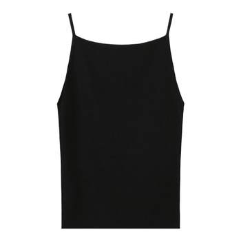 Women's black camisole sleeveless summer style