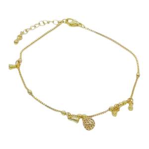 
Run the anklets when the sun is in a smooth sailing, and women's fashionable, versatile and high-end anklets light and luxurious temperament accessories