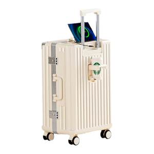 Suitcase for women 2025 new sturdy and durable aluminum frame high-value 20-inch boarding travel password trolley suitcase
