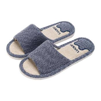 Jeriya Japanese linen slippers indoor sweat-absorbent
