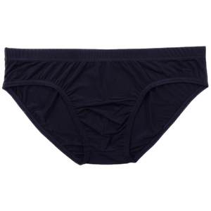 3 bars of ice silk triangle men's underwear transparent sexy and fast dry, super thin fat guy, increase breathable low waistless pants head