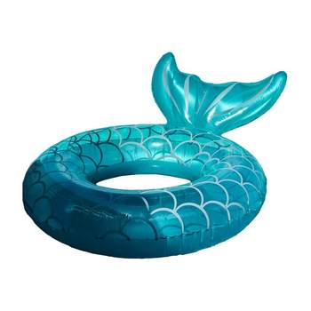 Mer mermaid tail swimming ring increases thickening
