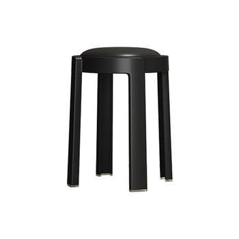 
Thick and luxurious soft-covered round stool that can be stacked