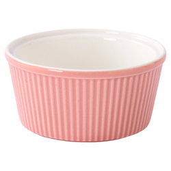 Ceramic soufflé baking bowl for oven air fryer