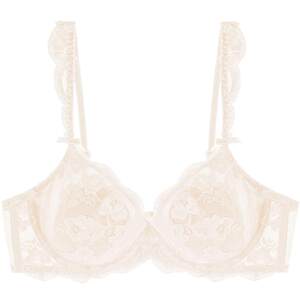 Miss Curious Big Breast Reveals Small Breast Anti-Sagging Underwear Women's Summer Thin Lace Bra Set Sexy Pure Desire