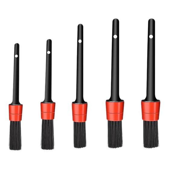 Car detail brush, car brush, soft bristle cleaning brush, wheel hub interior cleaning brush, car fine cleaning and beauty tool