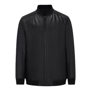 
Beast King 26 Spring New Genuine Leather Jacket Men's First Layer Cowhide Baseball Collar New Retro Trendy Leather Jacket