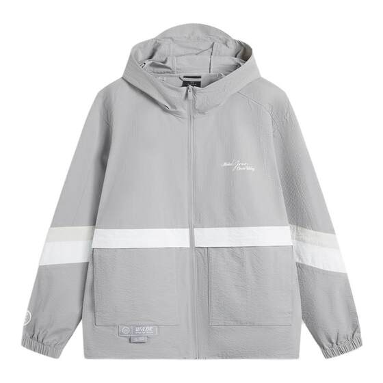 
Li Ning men's coat 2025 summer Wade series ice-sensing comfortable sun protection loose sports windbreaker AFDV121