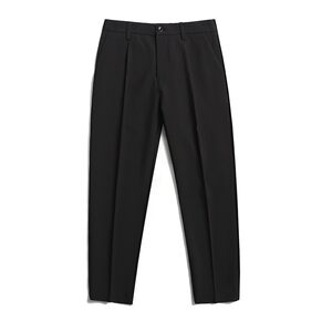 
Romon Suit Pants for Men Loose Straight Wide Legs for Men Nine-point Casual Autumn Thick High-end Dropping Small Pants