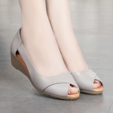 Летние сандалии для матери, обувь, туфли, мягкая подошва, для среднего возраста