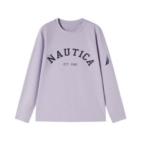 
[Cotton-feeling quick-drying sports]NAUTICA/NAUTICA children's clothing boys and girls long-sleeved T-shirt children's spring and autumn