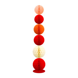 Wedding room dressing artifact honeycomb ball lantern column set