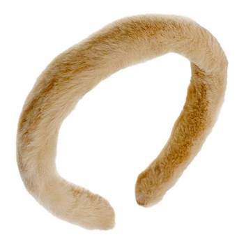 Autumn and winter plush high skull headband Internet celebrity face wash headband