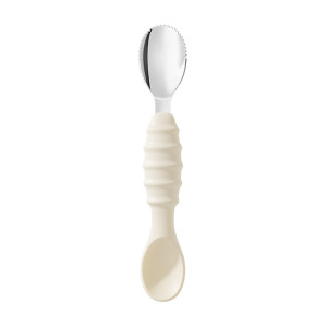 
Ying's double-headed mud scraping spoon eating fruit puree baby spoon for babies over 6 months old tableware and food supplement tools