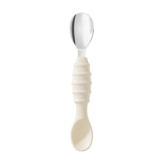 
Ying's double-headed mud scraping spoon eating fruit puree baby spoon for babies over 6 months old tableware and food supplement tools