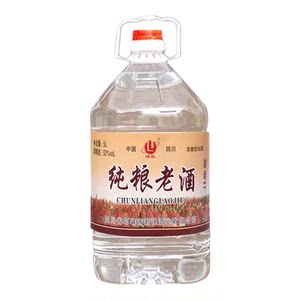 
Sichuan 60-degree pure grain bulk liquor 10*0.5kg52-degree strong aroma barrel high-soaked medicine raw slurry sorghum old wine