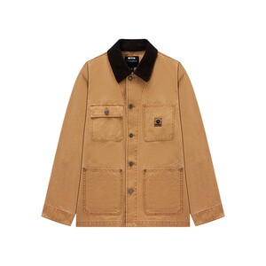 
Teenie Weenie Bear Men's American Street Fengshui Washing Old Canvas Casual and Leisure Denim Jacket