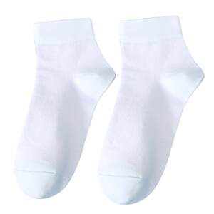 
Langsha Socks Women's Pure Cotton Mid-Tube Socks Summer Thin Socks Summer Women's Cotton Socks Breathable Long Socks White Women's Socks