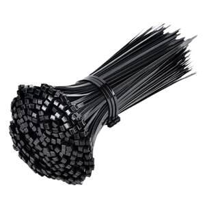 
Cable tie nylon strip binding belt large cable tie buckle 8*300 tired dog plastic rolled belt plastic buckle anti-aging