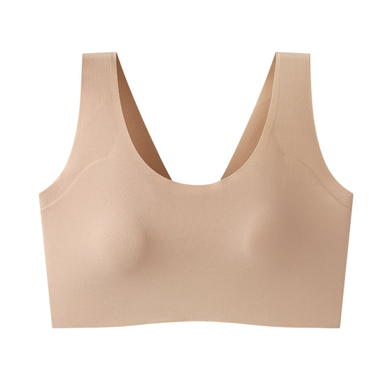 
Paper Man underwear for women with large breasts, small breasts, anti-sagging, full cup, traceless liquid foundation, tank top bra