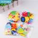 12PCs Animals Fridge Magnet Wooden Cartoon Fridge Stickers C