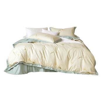 Luolai Home Textile Pure Cotton Full Cotton Four-Piece Duvet Cover Bedding Sheet