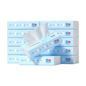 Kexinrou V9 baby cloud tendon newborn baby hand mouth special super soft paper towel 100 pump 12 packs of home improvement
