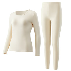 
Antarctic people's traceless thermal underwear women's thread clothes and thread pants women's hot autumn clothes and autumn pants suit basement winter