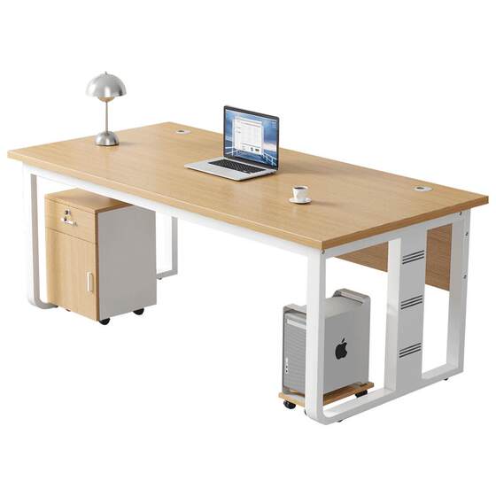 
Office desk computer desk desktop simple modern employee desk staff desk chair combination workbench single boss desk