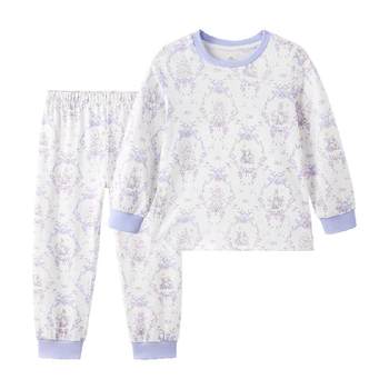 
British four-season bottoming autumn clothes and autumn pants home clothes set