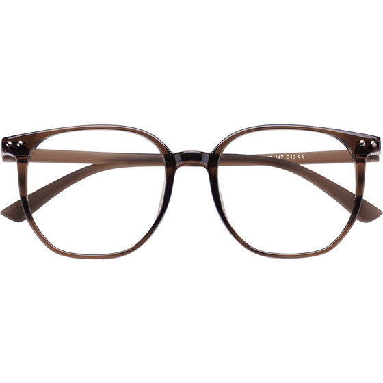 
Kagamine ultra-light brown glasses frame anti-blue light fatigue glasses for women with myopia can be equipped with prescription plain-faced slimming frames