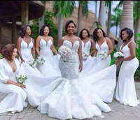African Mermaid Wedding Dress Plus Size For Women