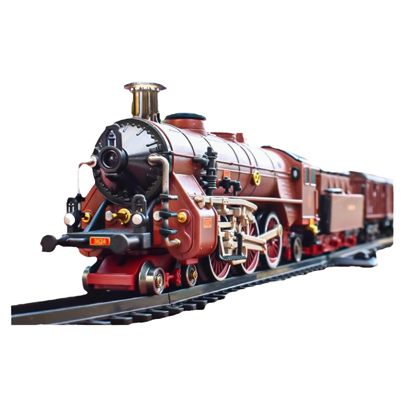 火车模型仿真高铁轨道复兴号和谐号动车合金老式蒸汽火车头n比例-Taobao 