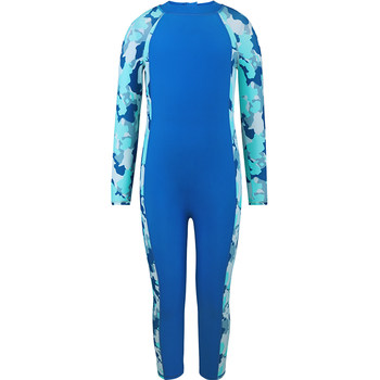 Yizi's new sunscreen camouflage print vacation swimsuit
