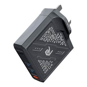 
Remax Hong Kong and Macau version 120W gallium nitride charger fast charging suitable for iPhone17Promax mobile phone Fire Bull 100W high-power laptop Type-C fast fork USB multi-port