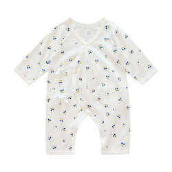 Baby pure cotton jacquard butterfly jumpsuit hayi summer