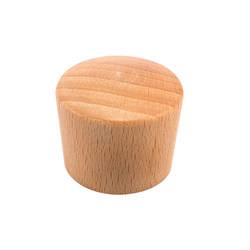Beech handle universal stainless steel bead lid