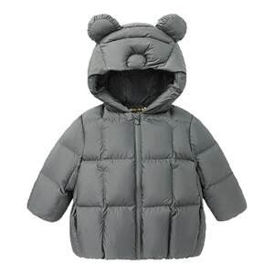 
[True Heart Velvet] Mini Bala Boys and Girls Three-Proof Down Jacket Baby Goose Down Bread Jacket Winter