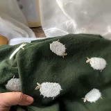 Японская ткань, небольшая сумка, диван, DIY, овечка, с вышивкой, из хлопка и льна