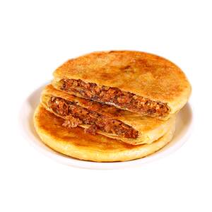
Meiliangfang authentic beef pie black pepper puff pastry flagship store frozen breakfast semi-finished instant sesame seed cakes