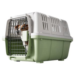 Pet air box dog check-in box small and medium-sized dogs when going out portable car dog cage cat anti-stress cat cage