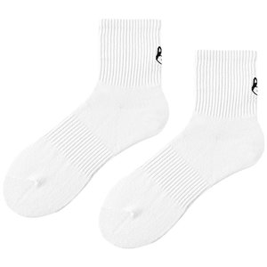 
Zimo Men's Socks Autumn and Winter Mid-Tube Cartoon Cute Corgi Puppy Thick Cotton Yarn Trendy White Socks for Boys