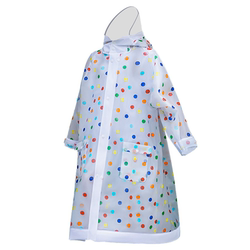 Children's student raincoat open large school bag seat
