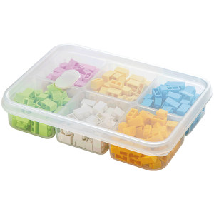 Lego Blocks Storage Box Small Granules Children's Toy Componer Multi -Frame Classification Box Transparent Puzzle Storage Box
