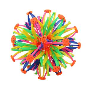Children's ball puzzle, magic telescopic deformation ball, hundreds of flower balls become large shrinking elastic outdoor throwing ball toys