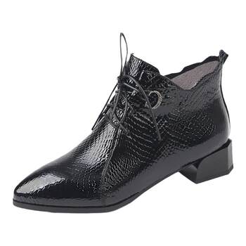 Belli Difen comfortable soft leather large size women's short boots
