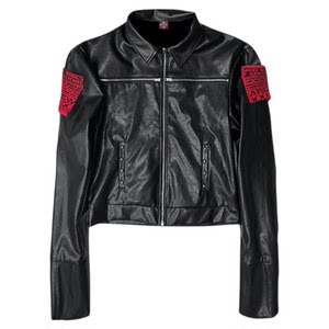 
DETW 25AW*Dark Heavy Industry Appliance Moto Style Design Leather Jacket Short Zipper Jacket Men and Women