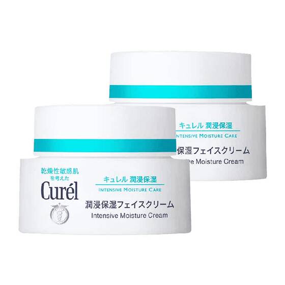 
[Pull down to enjoy discount] Curel/Kerun Hydrating Moisturizing and Repairing Cream 40g*2